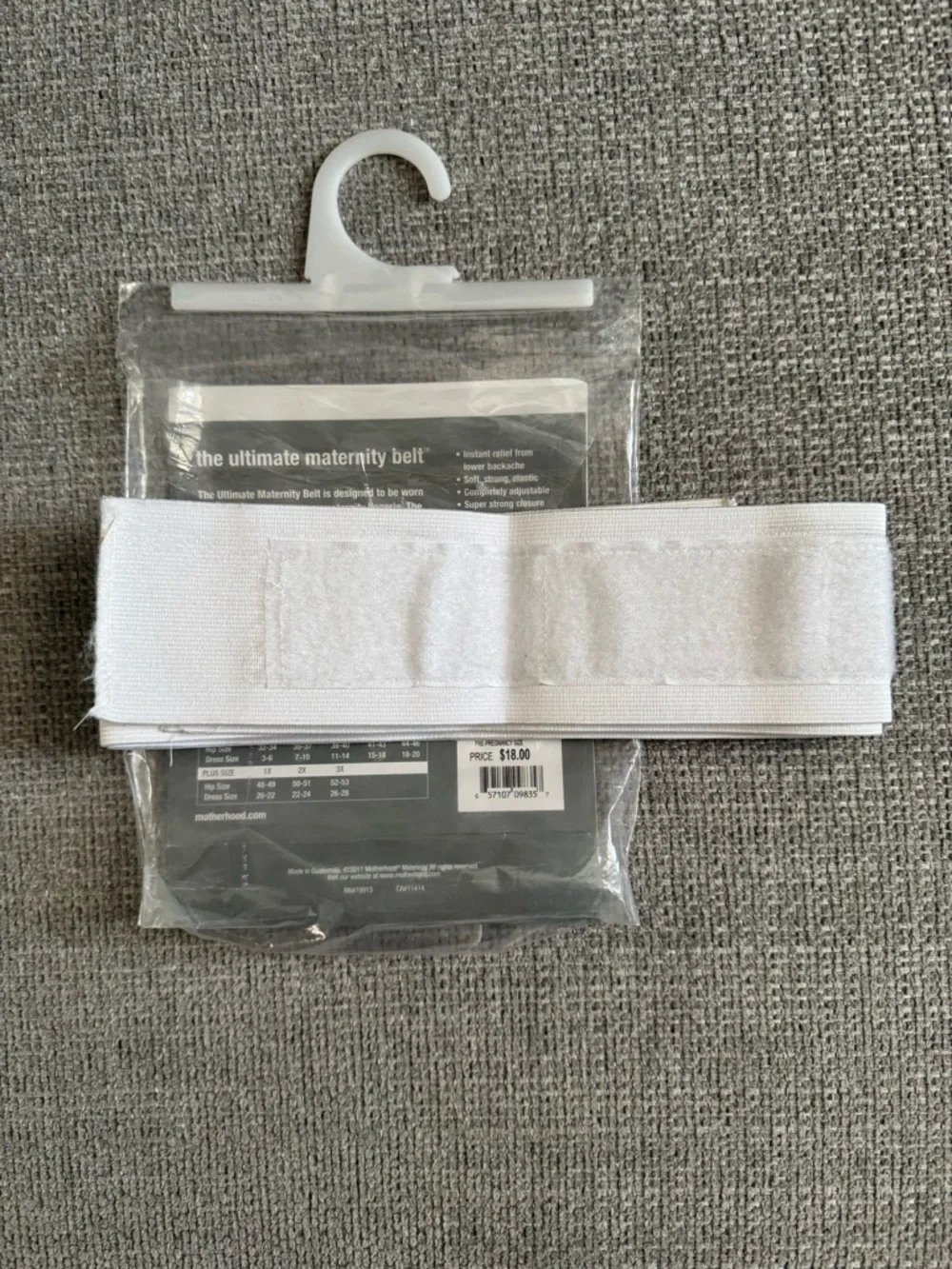 Motherhood White Maternity Support Belt - Picture 3 of 3